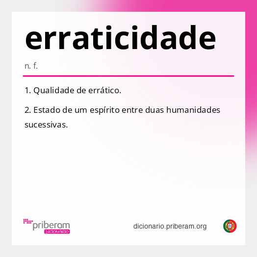 Significado de erraticidade