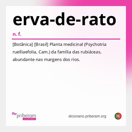Significado de erva-de-rato