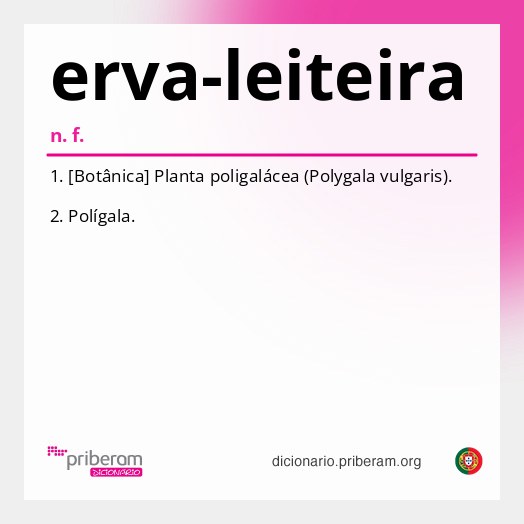 Significado de erva-leiteira