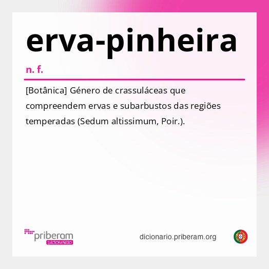 Significado de erva-pinheira