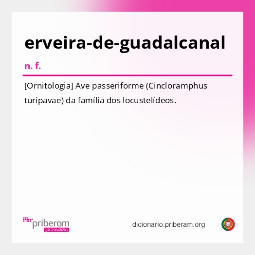 Significado de erveira-de-guadalcanal