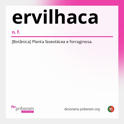 Significado de ervilhaca