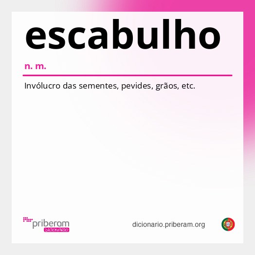 Significado de escabulho