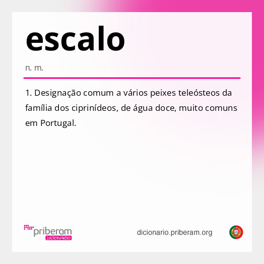Significado de escalo