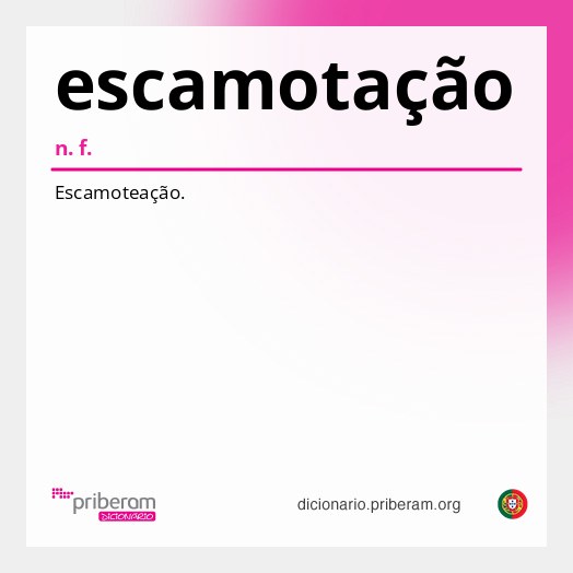 Significado de escamotação