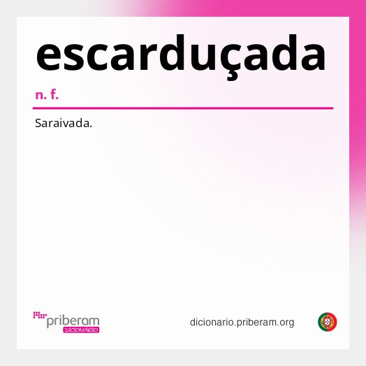 Significado de escarduçada