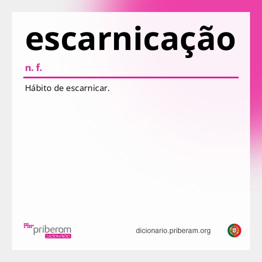 Significado de escarnicação