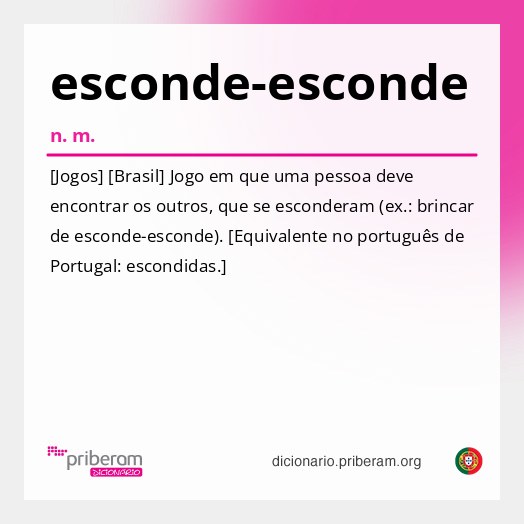 Significado de esconde-esconde