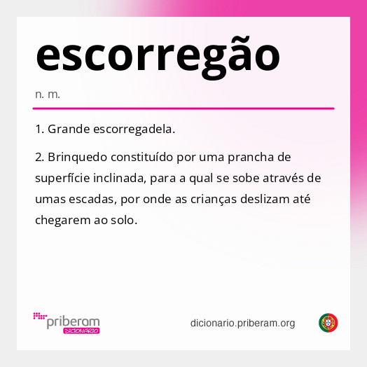 Significado de escorregão