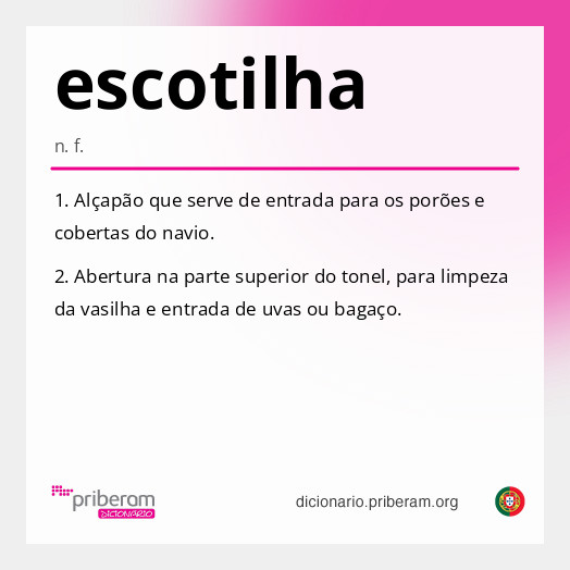 Significado de escotilha