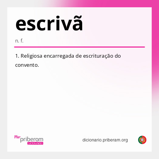 Significado de escrivã