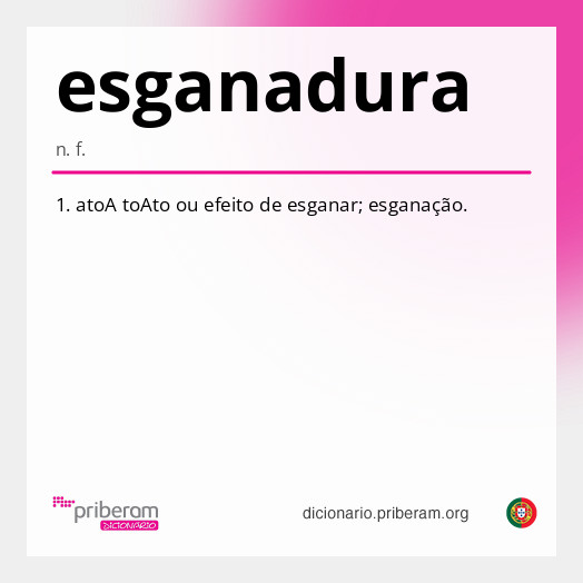 Significado de esganadura