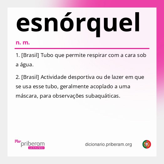 Significado de esnórquel