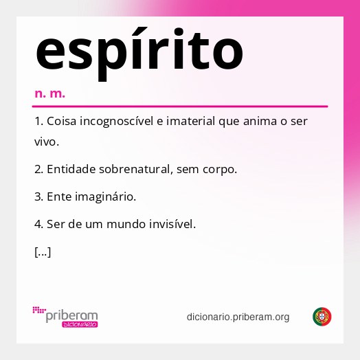 Significado de espírito