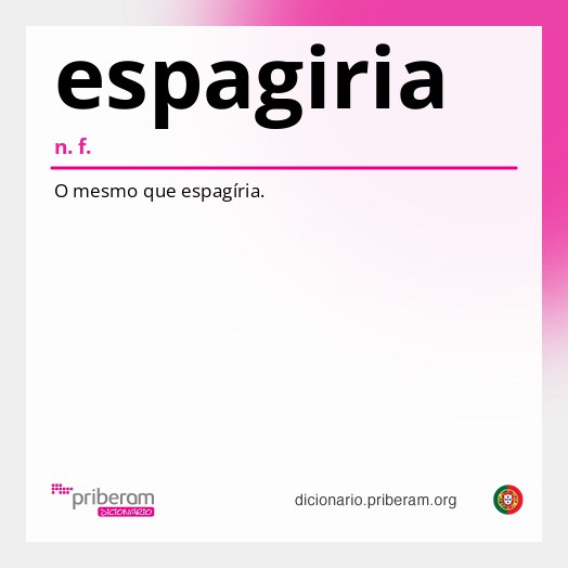 Significado de espagiria