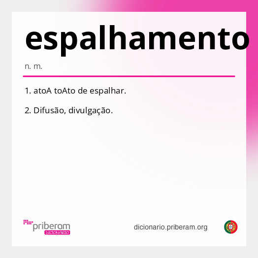 Significado de espalhamento