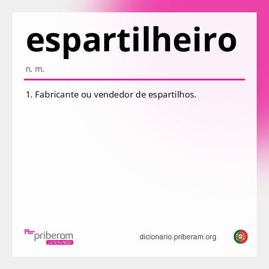 Significado de espartilheiro