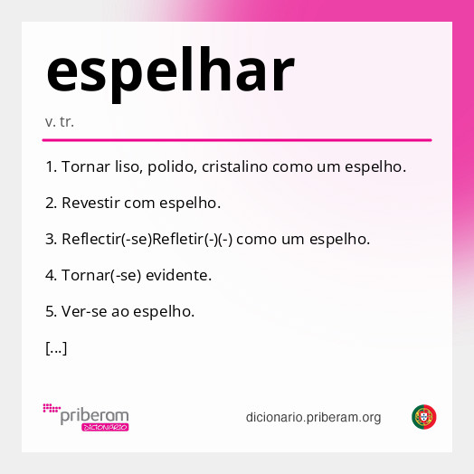 Significado de espelhar