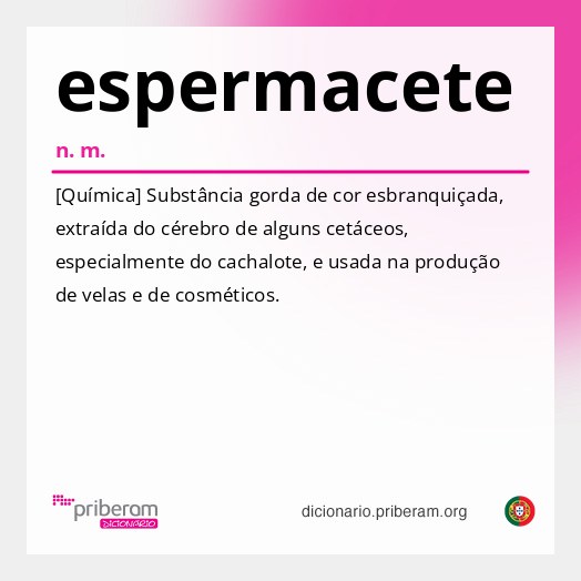 Significado de espermacete