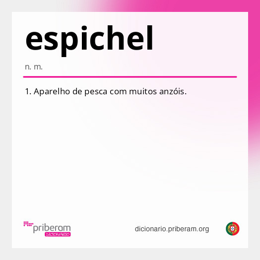 Significado de espichel