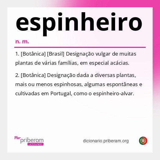 Significado de espinheiro