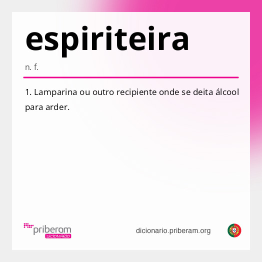 Significado de espiriteira