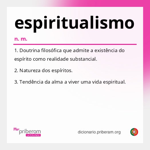 Significado de espiritualismo