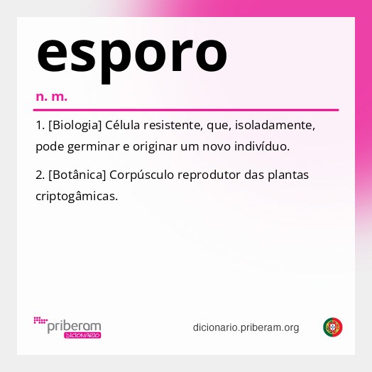 Significado de esporo