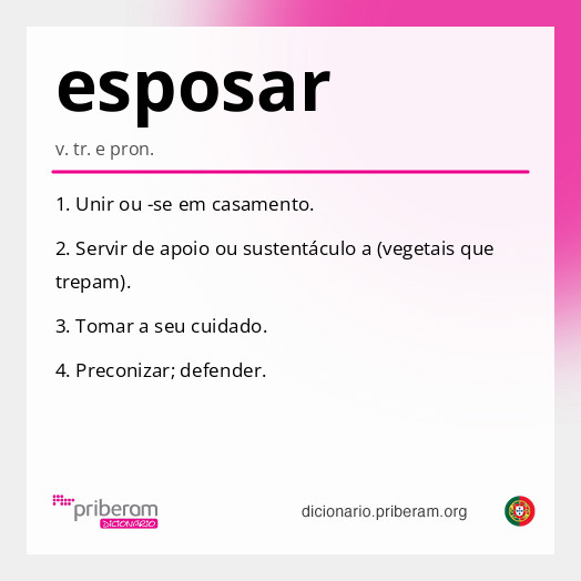 Significado de esposar