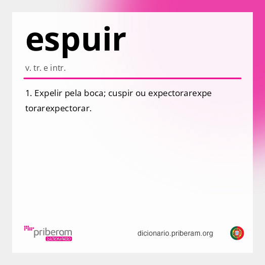 Significado de espuir