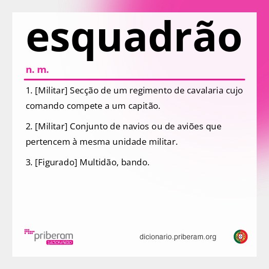 Significado de esquadrão