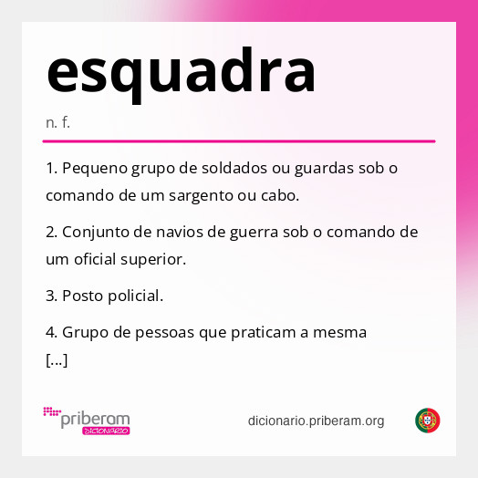 Significado de esquadra