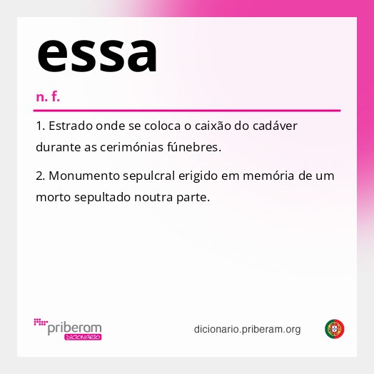 Significado de essa
