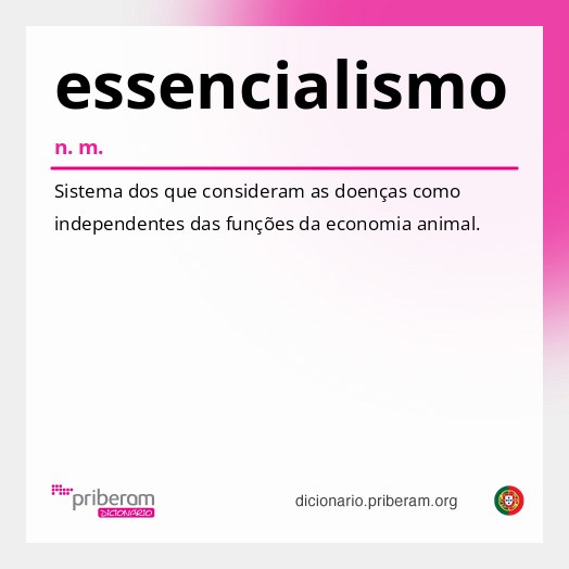 Significado de essencialismo