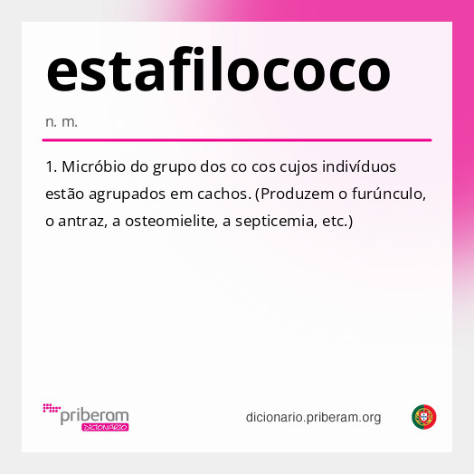 Significado de estafilococo