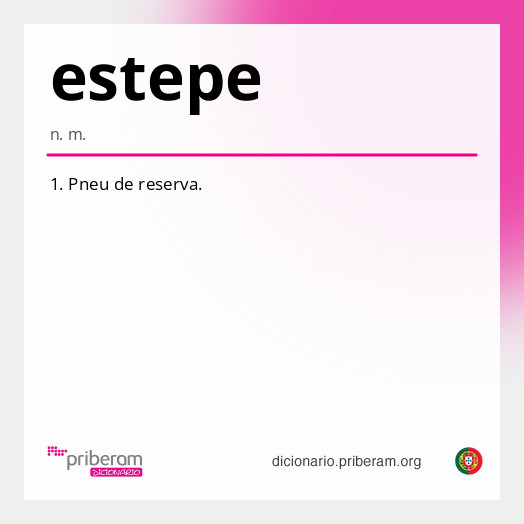 Significado de estepe