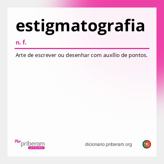 Significado de estigmatografia
