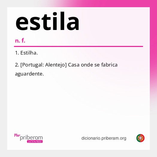 Significado de estila