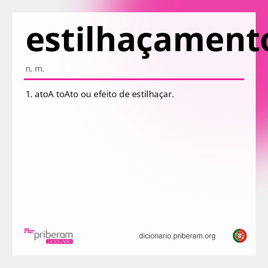 Significado de estilhaçamento