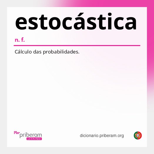 Significado de estocástica