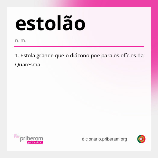 Significado de estolão