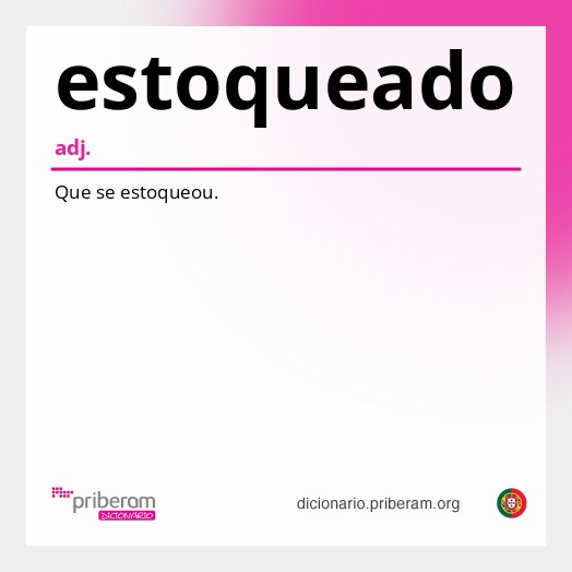 Significado de estoqueado