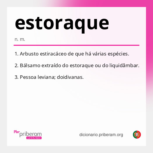 Significado de estoraque
