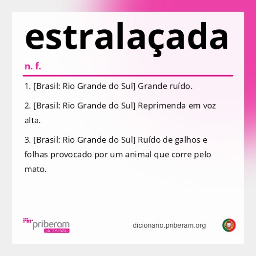 Significado de estralaçada