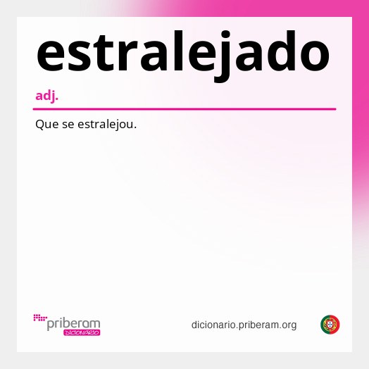 Significado de estralejado