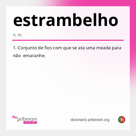 Significado de estrambelho