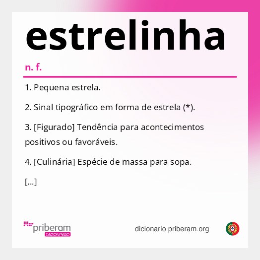 Significado de estrelinha