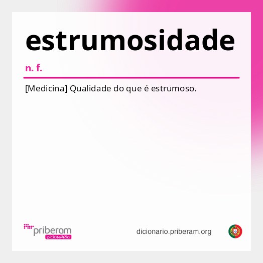 Significado de estrumosidade
