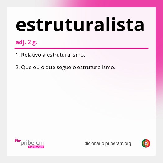 Significado de estruturalista
