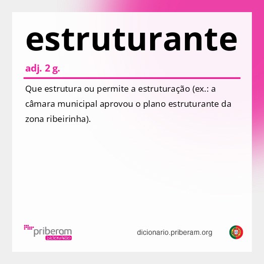 Significado de estruturante